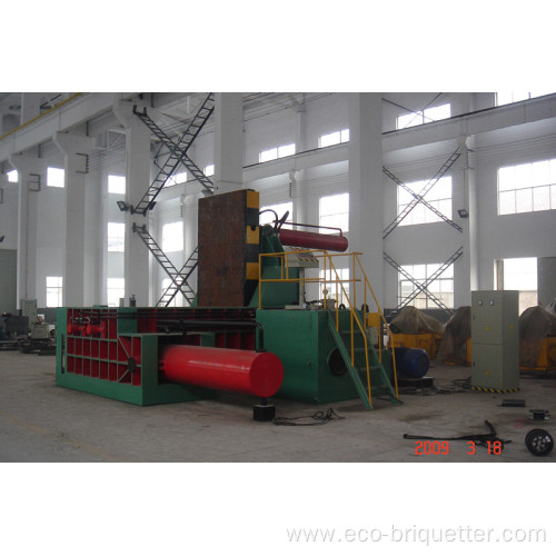 Hydraulic Automatic Side Push-out Metal Scrap Baling Machine